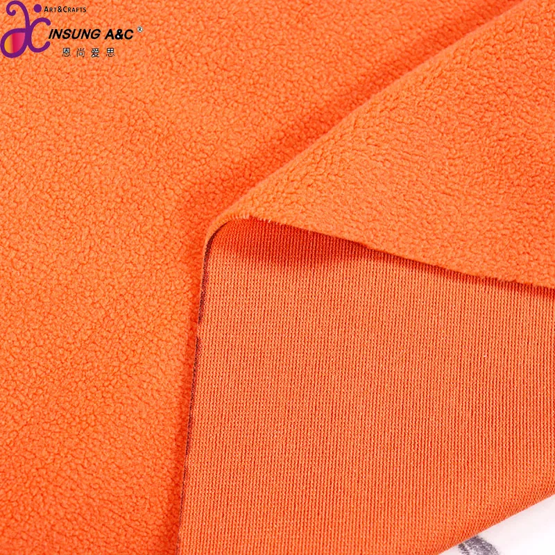 Manufacturer Austrian Fleece Polyester Fabric Spandex Super Soft Velboa Breathable Plush Fabrics