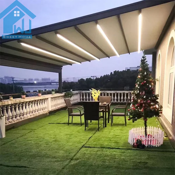 Building sunshade aluminum door awning retractable awning