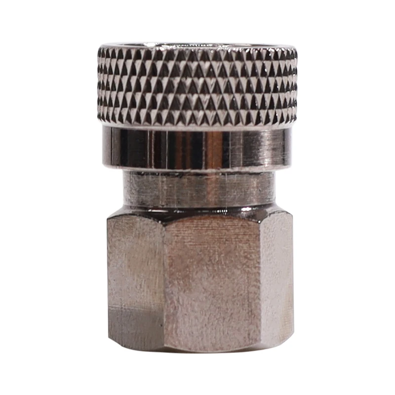 Paintball PCP HPA Stainless Steel Female Quick Disconnect Adapter Adaptor 8mm Nipple Plug 1/8NPT, M10*1, 1/8BSPP