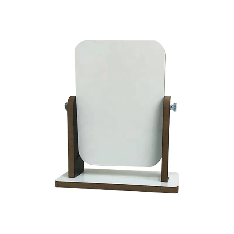 Customized Logo Cosmetic Mirror Design Printable Desktop Makeup Mirrors Sublimation Blank Vanity Mirror