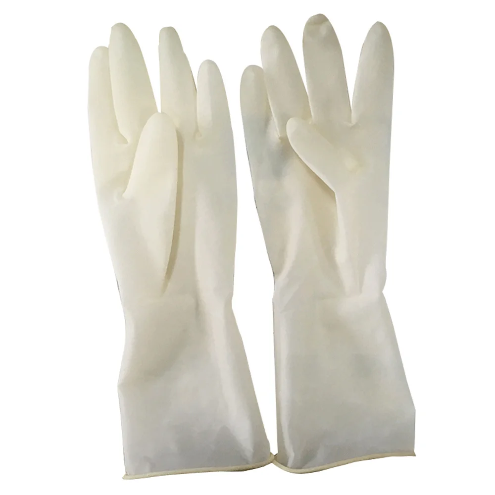 custom hand specific sterile disposable guante de latex rubber examination medical surgical hospital without powder gloves