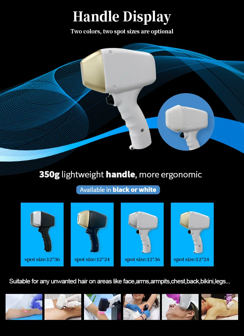 Germany 808 Diode Laser / hair removal laser / diode laser 755 808 1064 Diode Laser Hair Removal machine