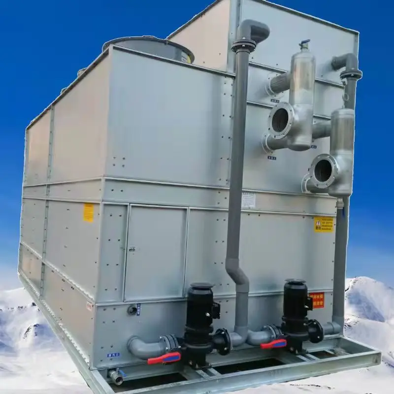 New Design Low Noise Square Water Cooling System Industrial Closed Cooling Tower For Compressor
