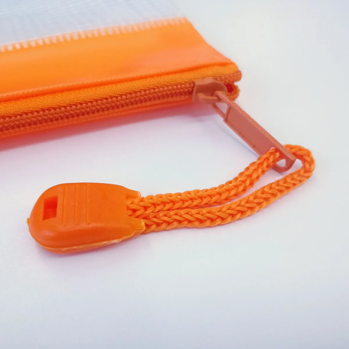 Hot sale document bag school supplies students stationery & office mesh zipper bag high quality PVC mesh zipper pouch