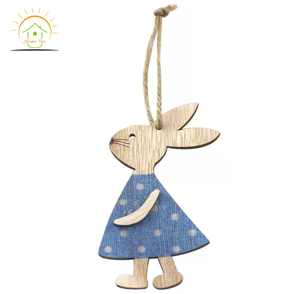 Easter Bunny Pendant Home Holiday Decoration Supplies Wholesale Custom Gifts