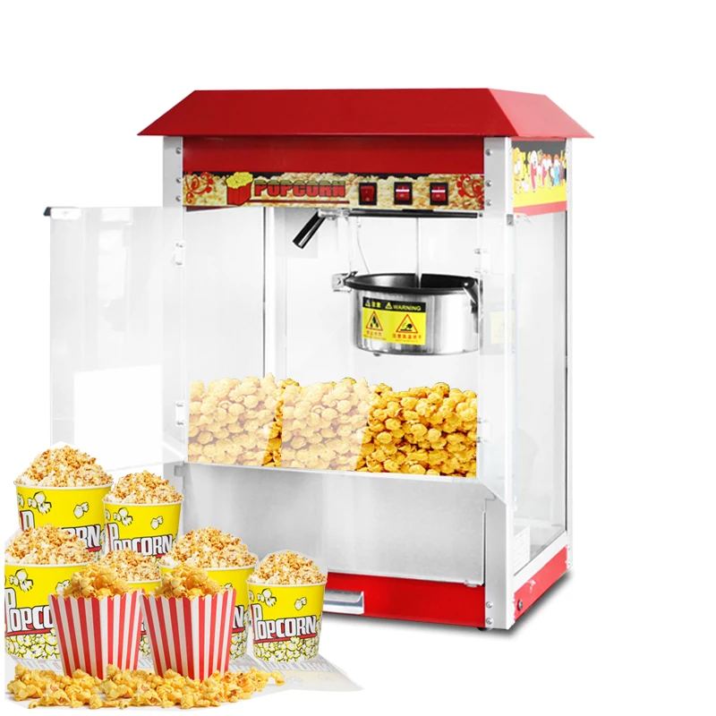 Electric Pop Corn Maker Commercial Popcorn Machine Price Warmer Hot Selling Popcorn Machine
