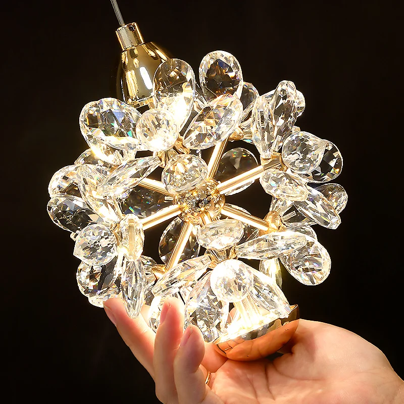 Interior Design Villa Room Stair Luxury Crystal  Chandeliers Light Pendants Modern Stair Chandelier Crystal For Stairs
