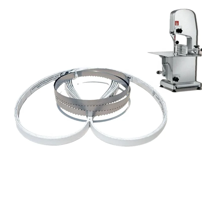 US material Food Grade 1650  Meat and Bone Band Saw Machine Parts Cut Meat BoneSaw Blade
