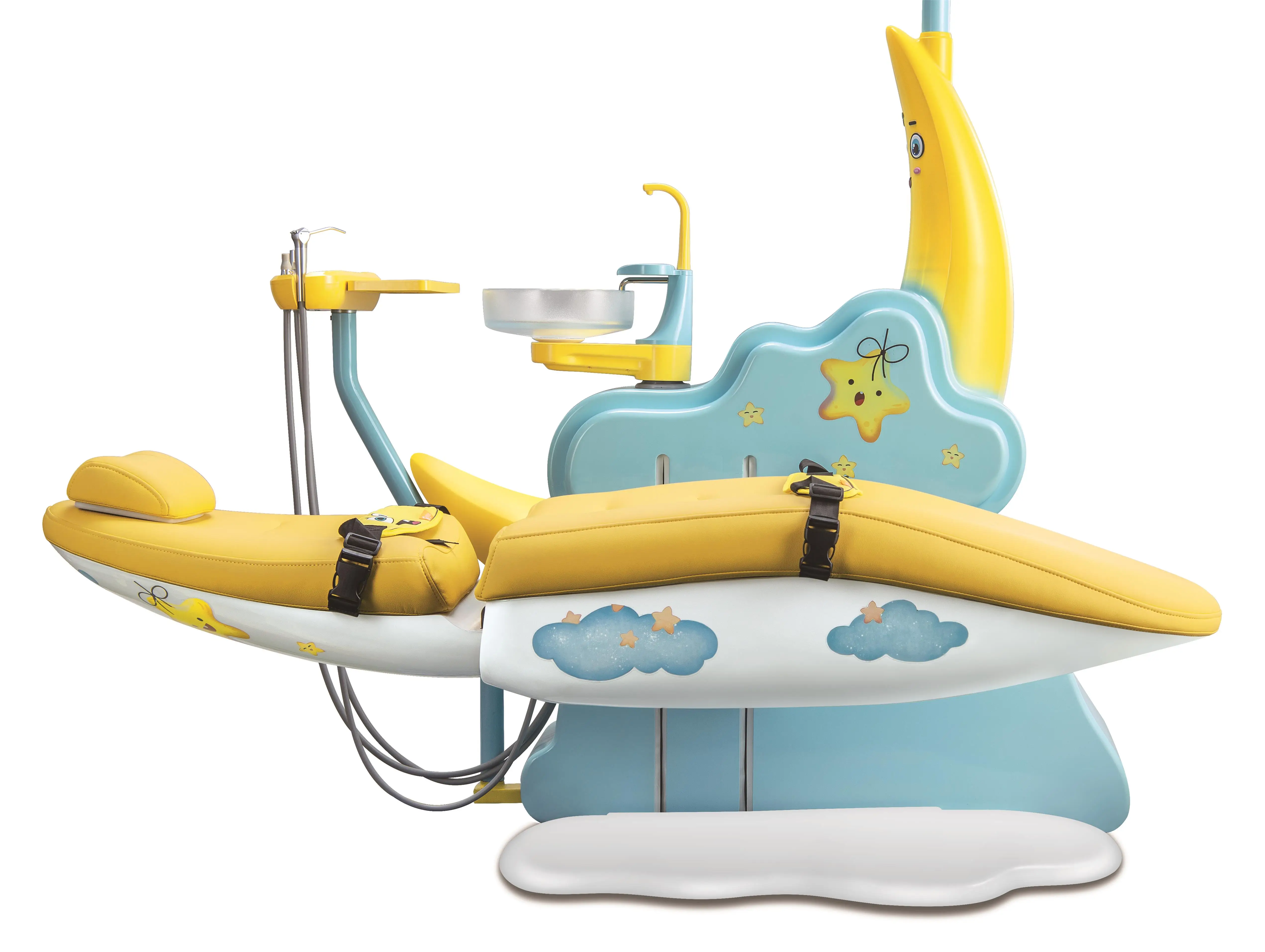 Detes Kid dental unit dental chair S1 unique moon-boat design super low position design specially for kids