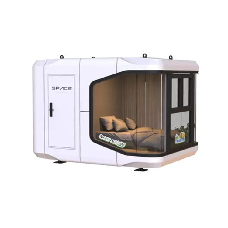 S2Space Capsule Inspired Prefab Steel Houses Unique Stylish Modern Living Solution with Safe & Stable Structure Fresh Air System