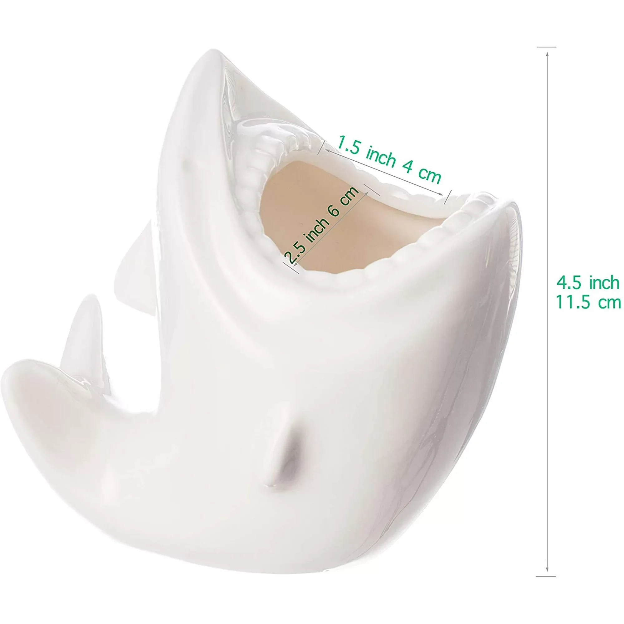 Держатель для ручек керамическая чашка карандашей милый держатель в форме акулы органайзер