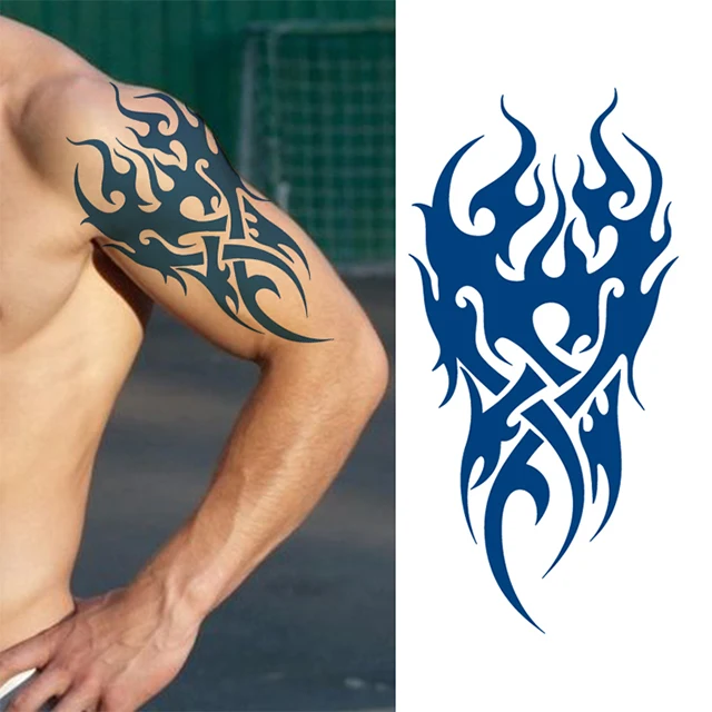 Wholesale Half Arm Temporary Water Transfer Eagle Tattoo Sticker For Men