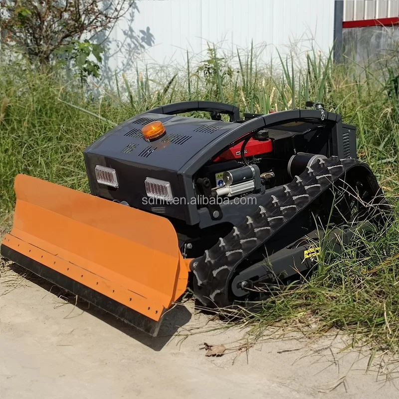 Best Selling High-quality mowers for farm work Zero-turn electric Smart Remote control 4-wheel track mower