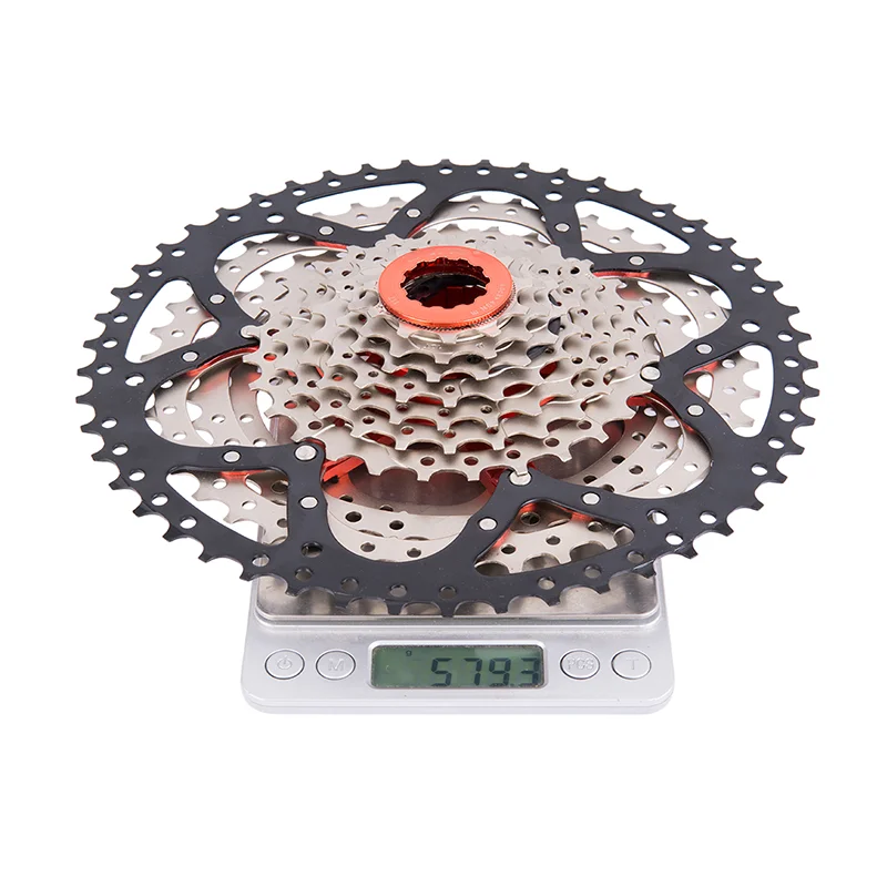  XTOS freewheel 11 скоростей 11-50T серебристо-черная стальная кассета для горных