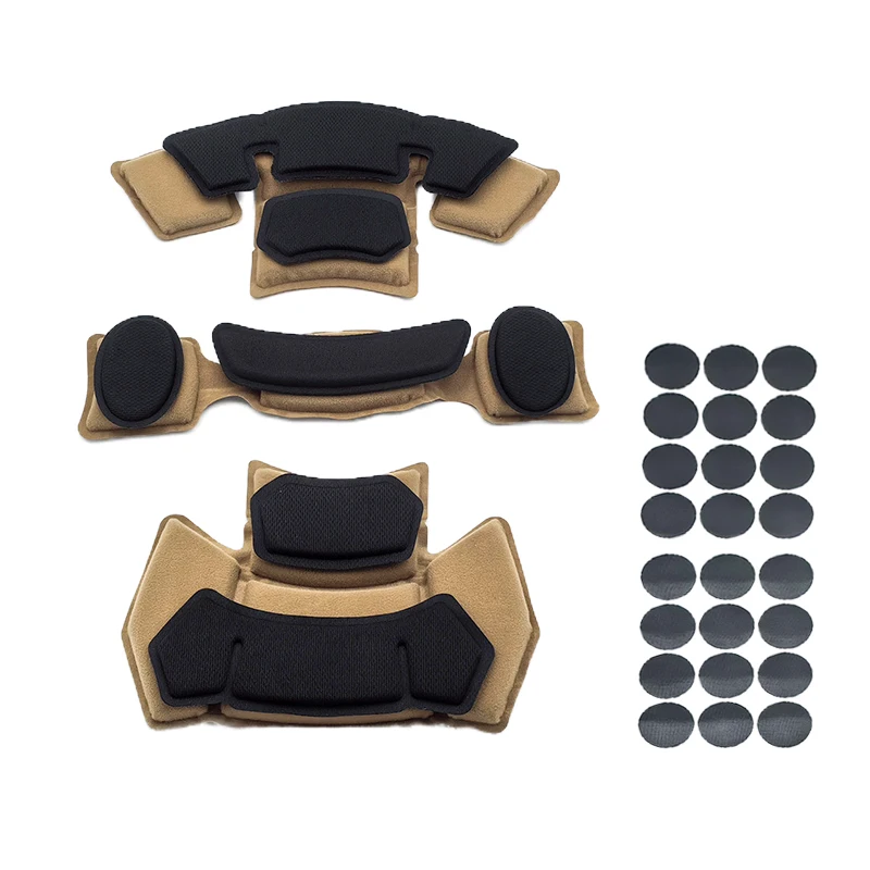 Wholesale Adjustable Helmet Liner Cover Sponge Helmet Pads Fast Mich Outdoor Hunting Tactical Helmet Accessories