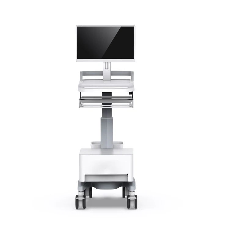 Many Years Factory Laptop Computer Cart Trolley Hospital Trolley For Sale Aluminum Allory Patient Monitor Cart
