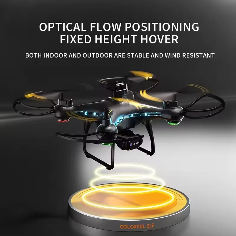 Дрон H112 летающий с функцией предотвращения препятствий UAV WiFi FPV 480P двойная камера ESC удержание высоты оптический поток гоночный