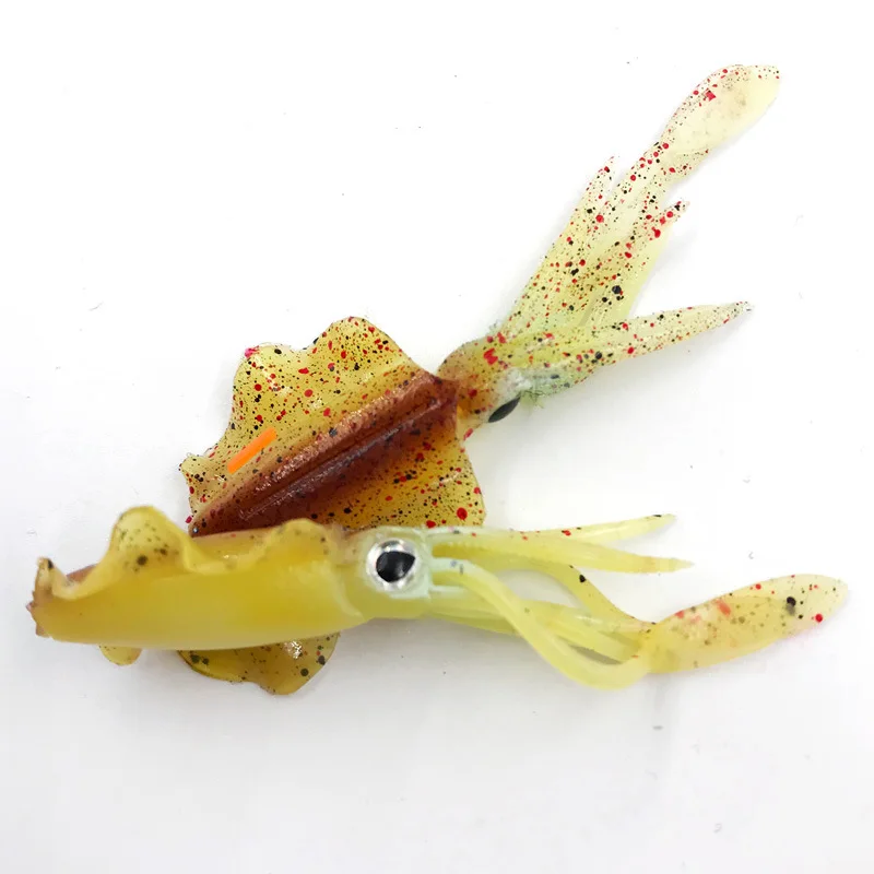 Wholesale New Mini Soft Squid Lure 7cm 2g Luminous Sea Fishing Bait Silicon Material Bionic Octopus Lures For Sell