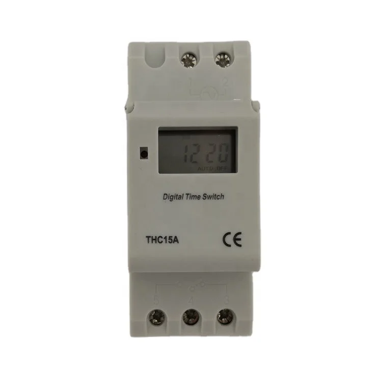 Manufacturer wholesale LCD industrial timer THC15A industrial time control switch TP8A16 ringing device new