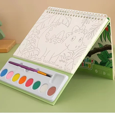 Acrylic paint Coloring Book Calendar, coil painting Calendar, Engaging Activity Tracking & Educational Kids Calendar