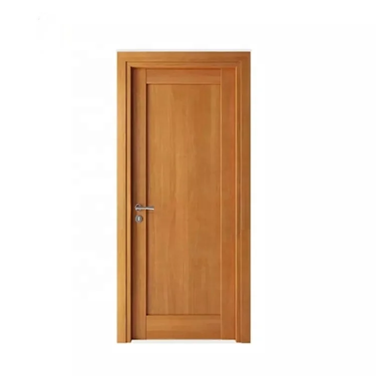 Fire Rated Solid Wood Door Design Timber Hotel Interior Flush Door Fireproof Wood Door