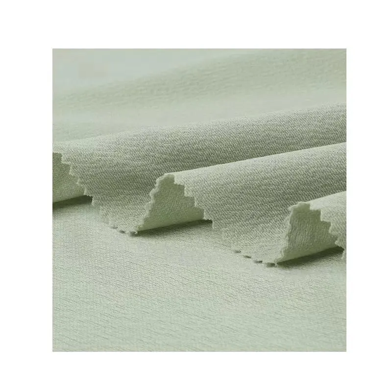 200g polyester ammonia textured fabric in stock, elastic ant wrinkle fabric, casual clothing fabric