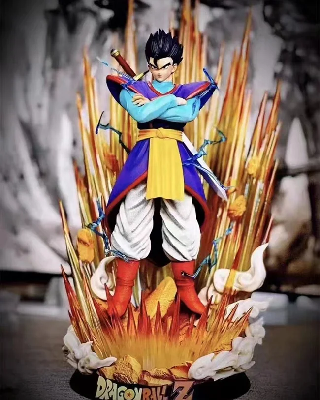 Factory Price Dragon Ball Figure Resin Goku Sculpture Super Saiyan Son Gohan Statue