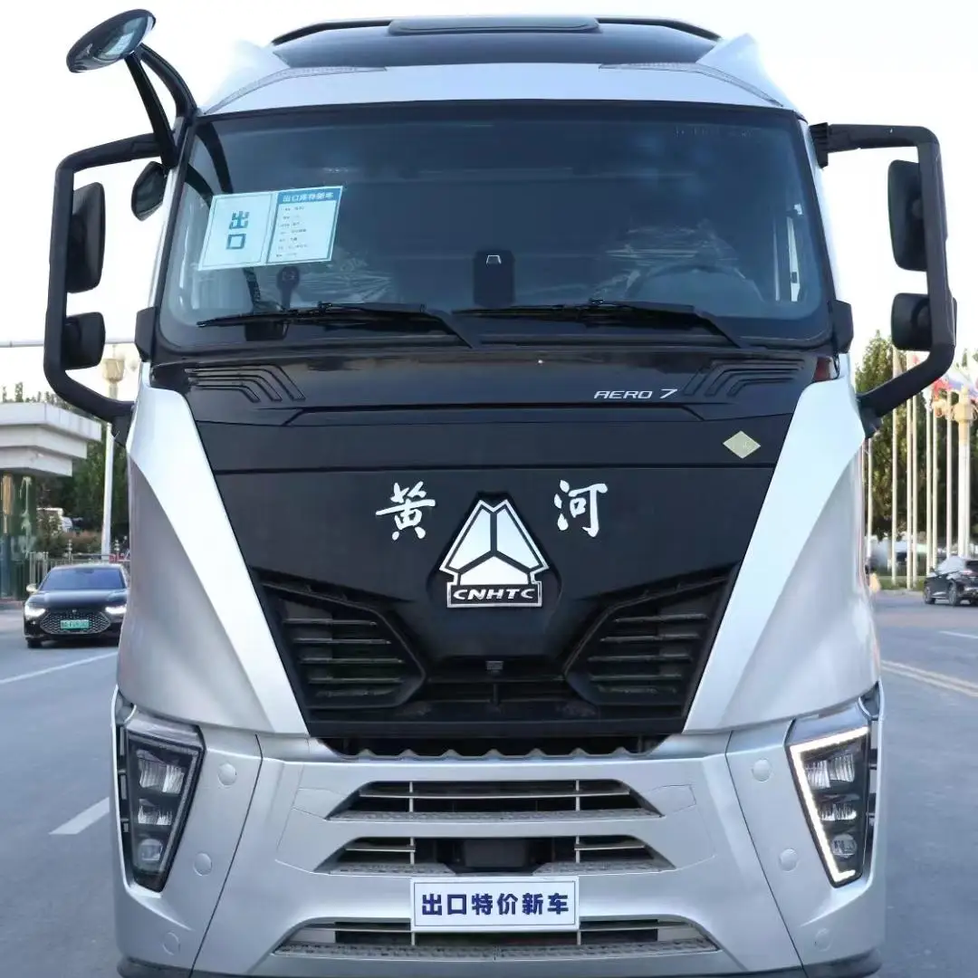 Heavy Duty X7 Tractor Truck Yellow River Euro 6 4x2 Drive Wheel New Condition Left Steering Heavy Truck