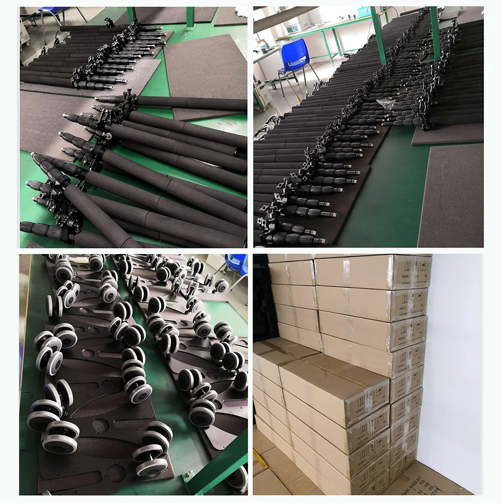 Double Inspection Camera Head Telescopic Pole Inspection Camera  Handheld Video Under Vehicle Inspection System