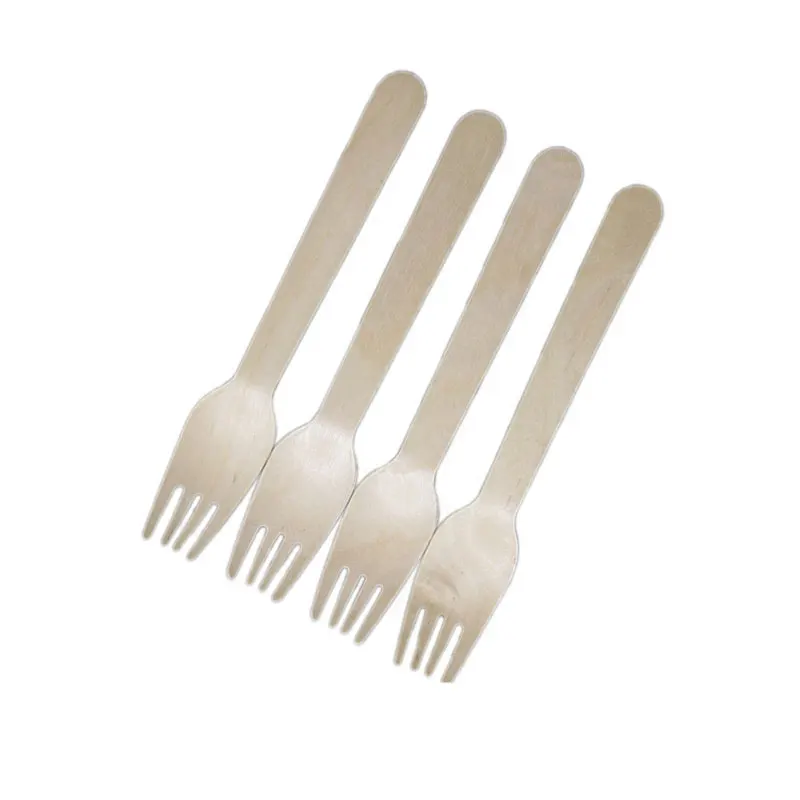 Natural biodegradable bulk birch wood spoon/forks/knives disposable wooden cutlery