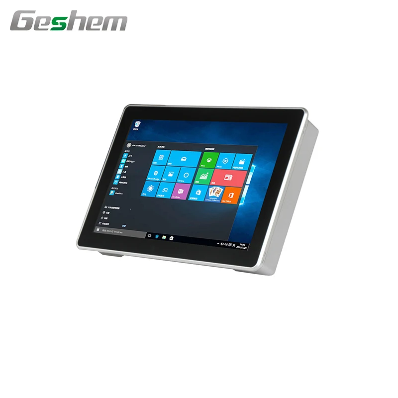 Top fashion industrial fanless price win dow 10 mini board rugged 19 inch touch screen interactive panel pc