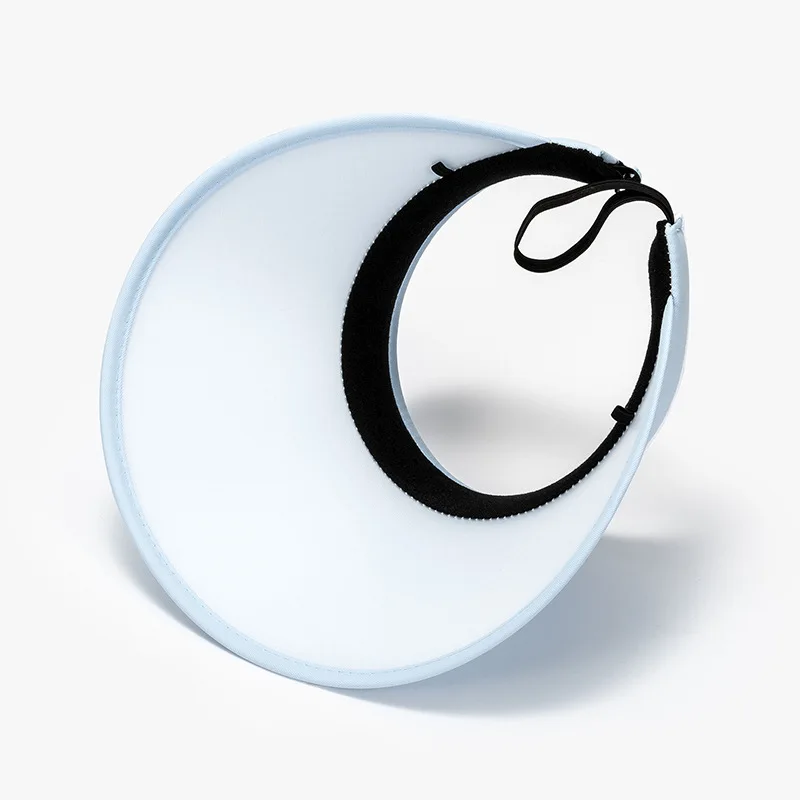 Wholesale Custom Embroidery Printed Logo Outdoor Visor Beach Adjustable Sun Cap Quick Fast Dry Visor Hats For Women Men