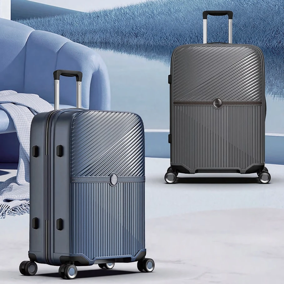 Travel Suitcase Carry on Trolley Luggage Trolley Bag 4 Wheels