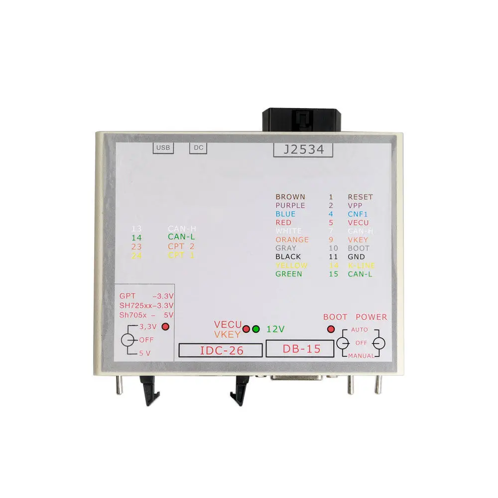 Новейший Блок питания для программатора JTAG ECU блок вспышки через j2534 Works