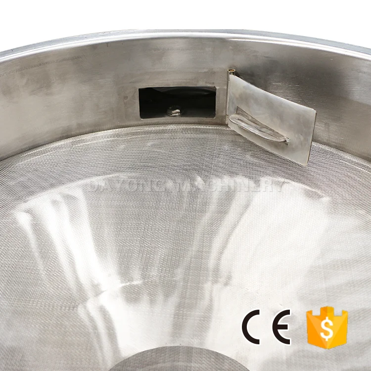 Straight direct discharge vibrating screen Deck Straight Flow Inline Compact Vibrating Screen for Sieving Flour