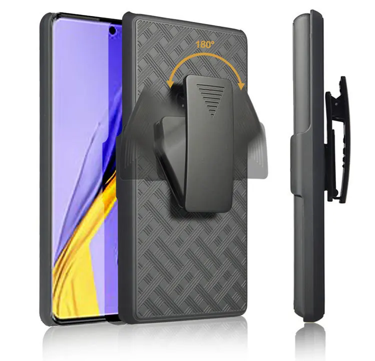 Built-in Kickstand Shockproof Belt Clip Back Cover For Samsung Galaxy A51 Case Armor