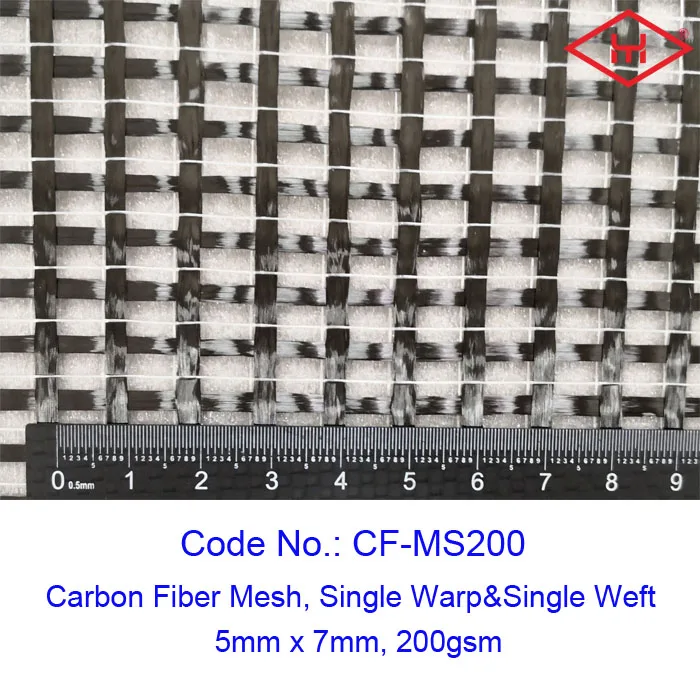 200gsm Uni-directional carbon fiber screen mesh