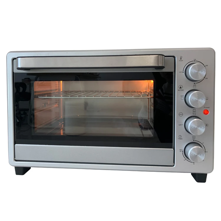 Multifunctional High Efficiency Mechanical Timer Control 2 Decks Electric Pizza Baking Oven