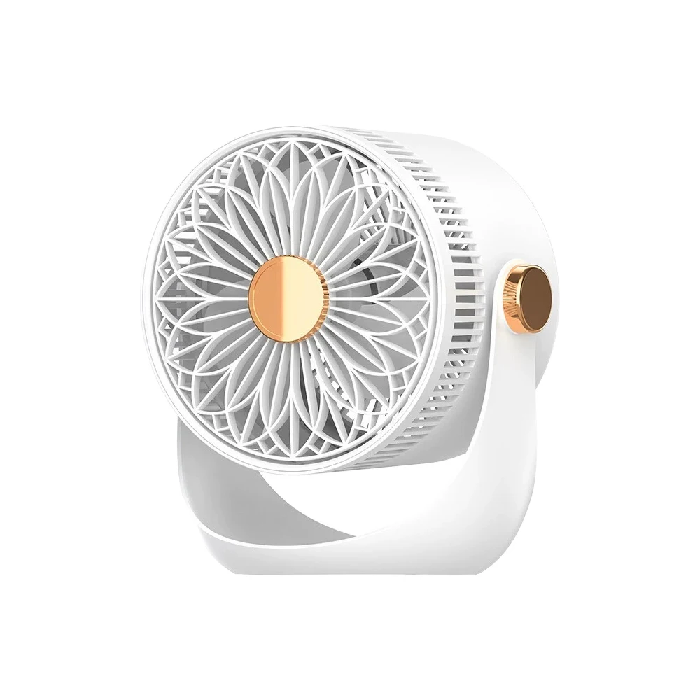2024 New Upgraded Dual Guide Looping Wind Mini Fan Powerful Wind Portable Electric Fan with 3 Gear Volume Wide Angle and Hanging