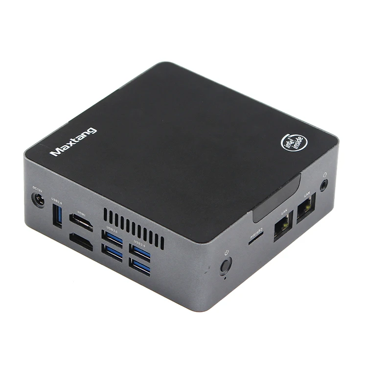 Maxtang OEM ODM ручная пресс-форма для Nuc ПК MTN-GL50 Intel J4125 DDR4 RAM 8G M.2 2xhdmi 5xUSB3.0 Dual Lan Малый Compter игровой Micro компьютер мини