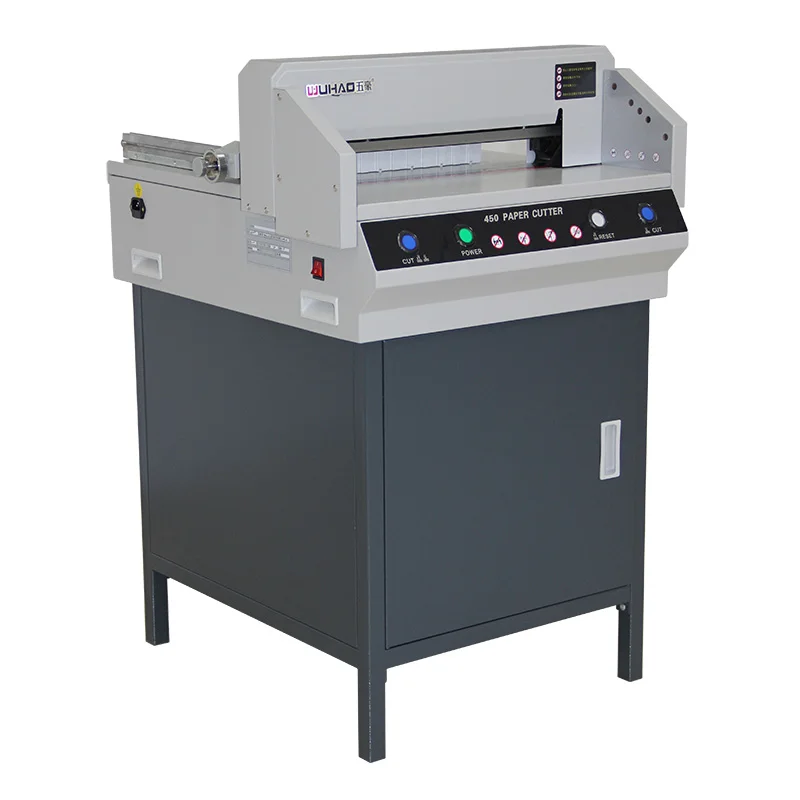 Wuhao 450mm 450V+ electric precise paper cutting machine paper cutter