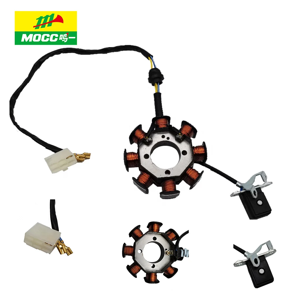 Заказные Оптовые Запчасти для мотоциклов всех медь Mocc CG лошадь-8 полюс катушки МАХОВИК МАГНЕТО