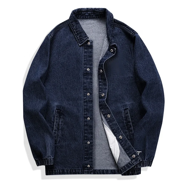 custom casual letter man denim jacket jeans jackets for stylish men hooded denim jacket