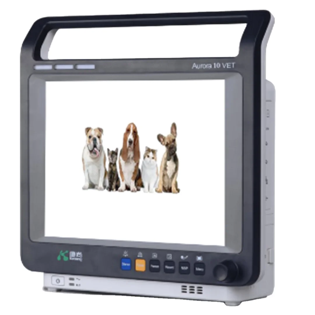 veterinary monitor 10.4-inch CO2 blood pressure multi-parameter veterinary monitor with capnograph