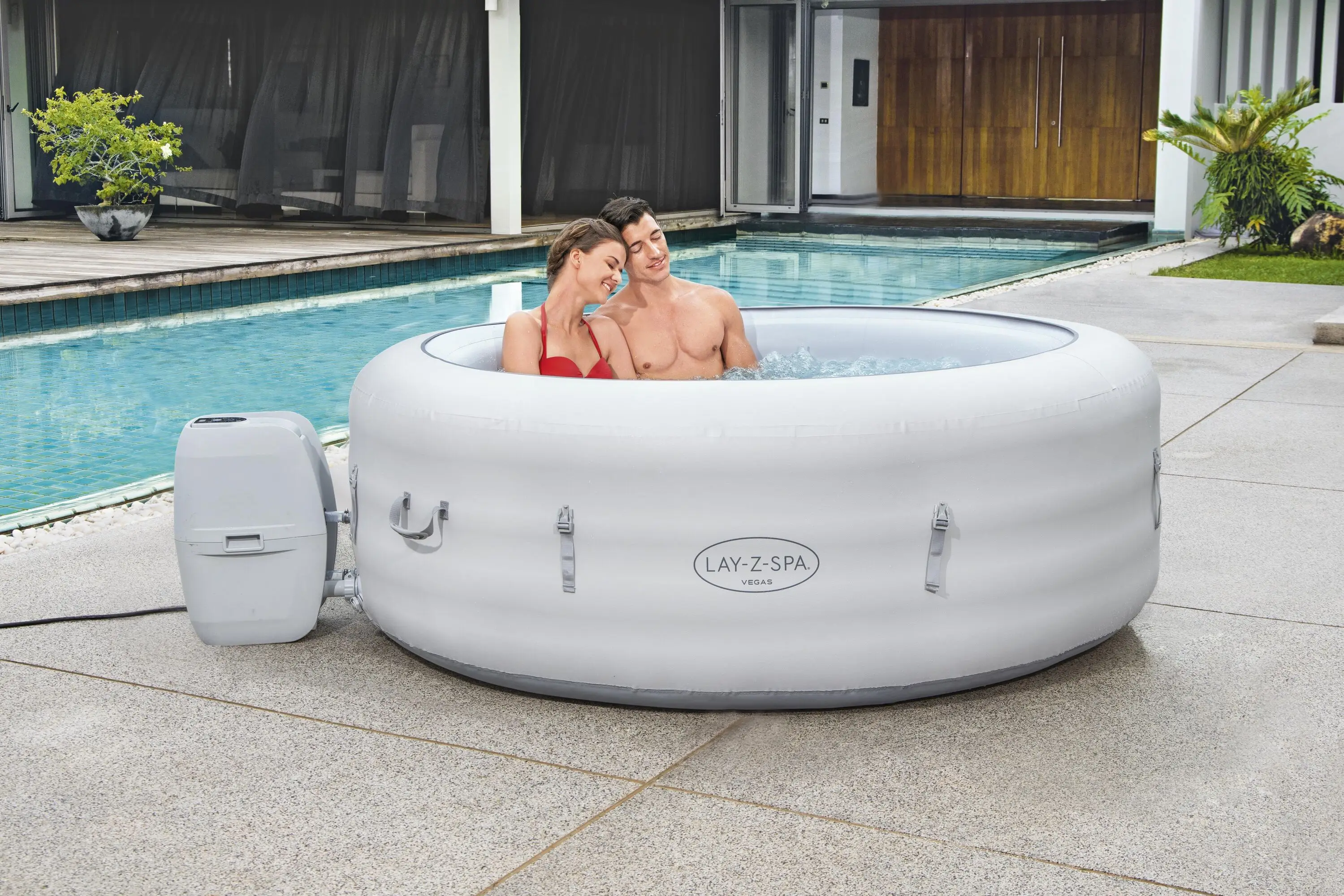 Bestway 60011 Inflatable Spa Heater Hot Tubs Pool Outdoor Spa Hot Tubes indoor Outdoors Portable Bathtub spa for adults