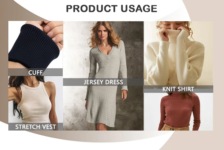 Wholesale Classic Style 4 Way Stretch Skin Friendly Anti-Bacteria Rayon Spandex Rib Yarn Dye Stripe Knit Fabric For Dress