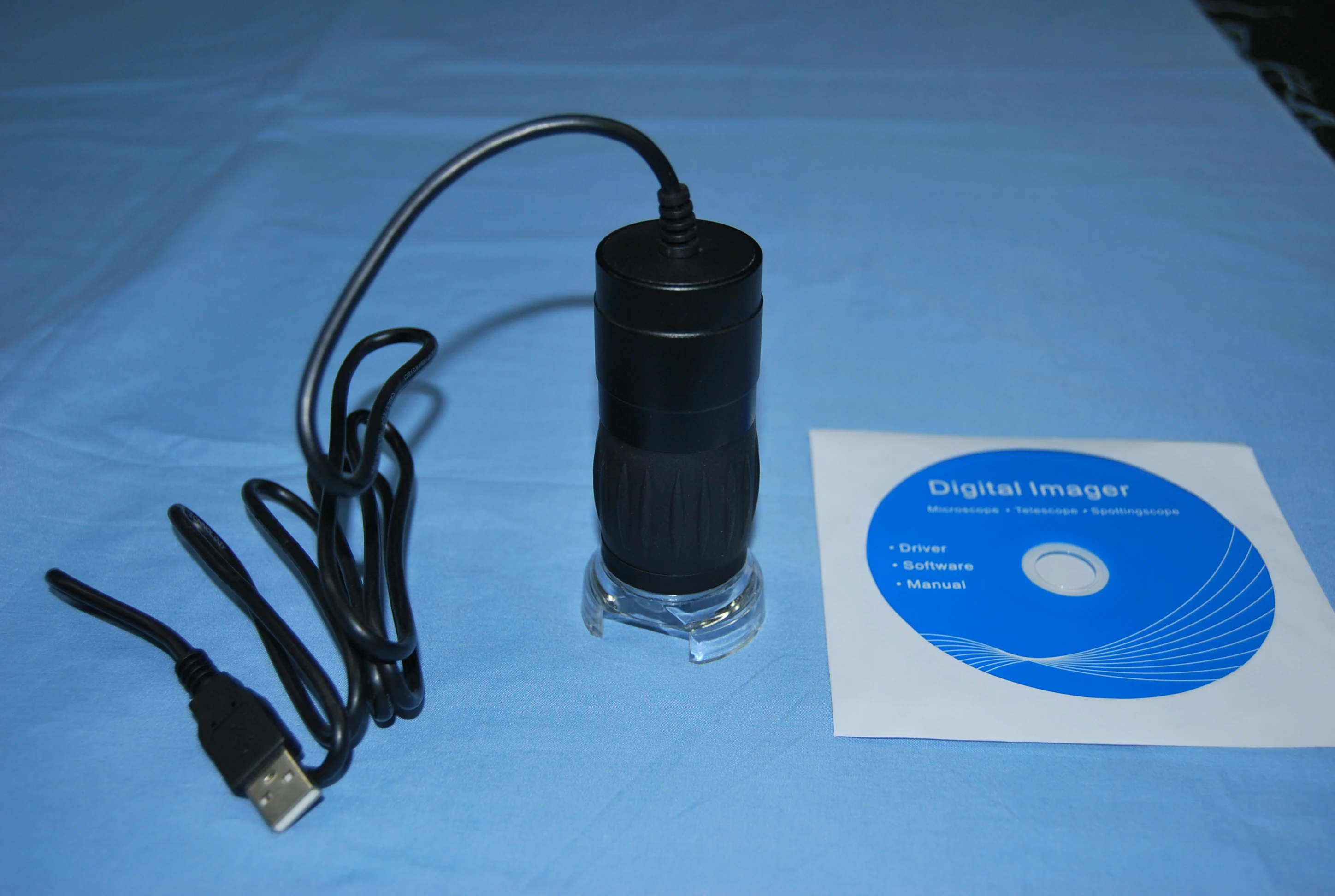 2.0mp 600X 8LED ring light patent design RoHS proved portable USB digital microscope