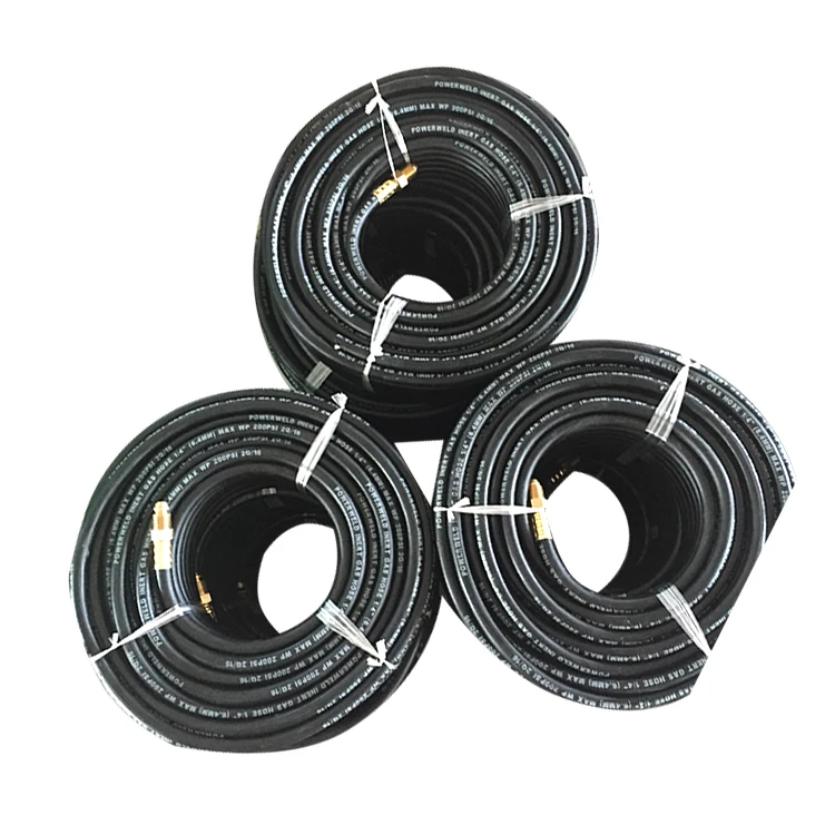 factory wholesale 5/16 inch 8mm oem & odm service rubber welding tig torch hose for argon