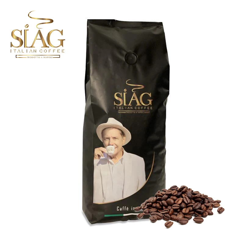 
Arabica & Robusta Blended Whole Bean Coffee 1 Kg Italian Coffee Beans Roast 