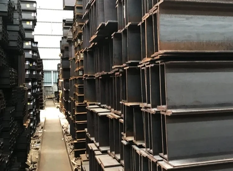 ASTM Standard Galvanized Carbon Steel H-Beams Custom Bending and Welding Price per Ton for Structural Iron Beam I-Beams